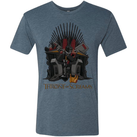 T-Shirts Indigo / Small Throne Of Screams Men's Triblend T-Shirt