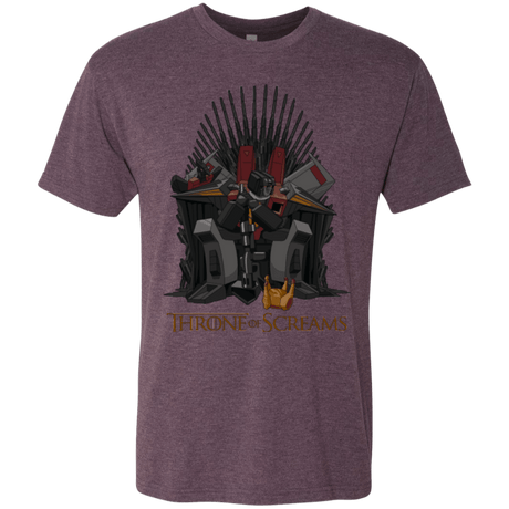 T-Shirts Vintage Purple / Small Throne Of Screams Men's Triblend T-Shirt