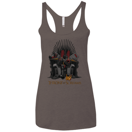 T-Shirts Macchiato / X-Small Throne Of Screams Women's Triblend Racerback Tank