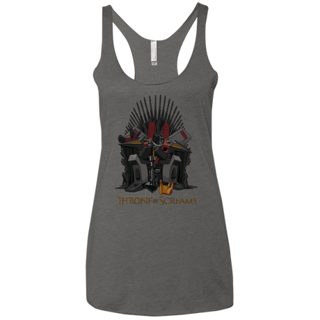 T-Shirts Premium Heather / X-Small Throne Of Screams Women's Triblend Racerback Tank