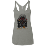 T-Shirts Venetian Grey / X-Small Throne Of Screams Women's Triblend Racerback Tank