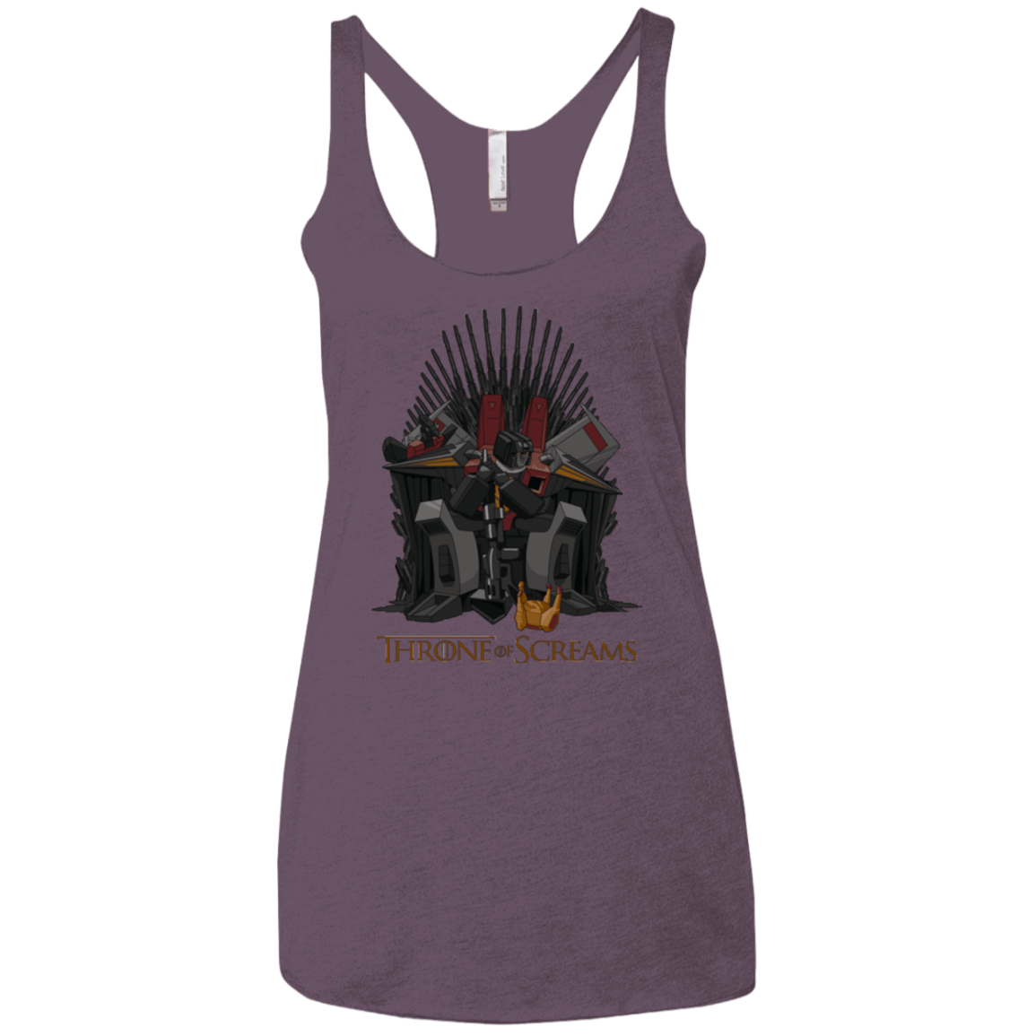 T-Shirts Vintage Purple / X-Small Throne Of Screams Women's Triblend Racerback Tank