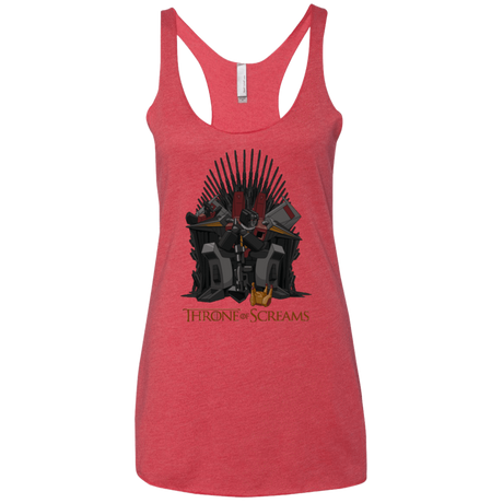 T-Shirts Vintage Red / X-Small Throne Of Screams Women's Triblend Racerback Tank