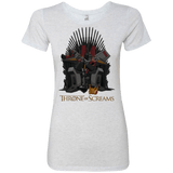 T-Shirts Heather White / Small Throne Of Screams Women's Triblend T-Shirt