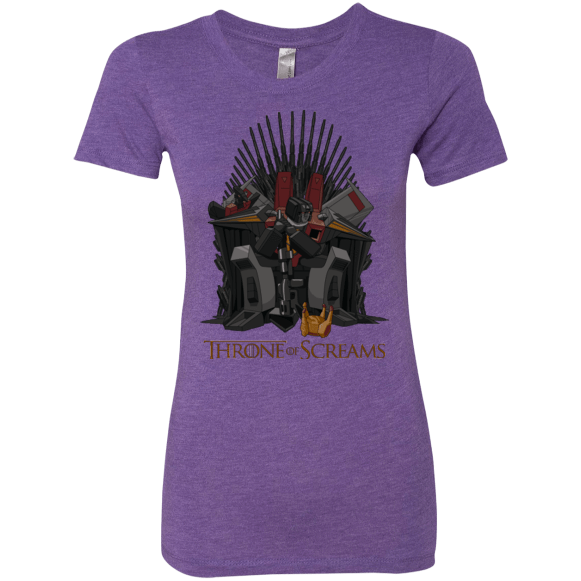 T-Shirts Purple Rush / Small Throne Of Screams Women's Triblend T-Shirt