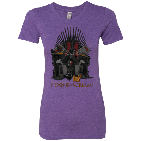 T-Shirts Purple Rush / Small Throne Of Screams Women's Triblend T-Shirt