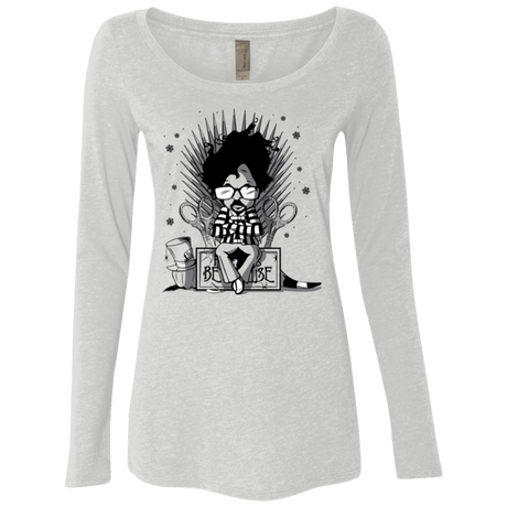 T-Shirts Heather White / Small Throne Restless Imagination Women's Triblend Long Sleeve Shirt