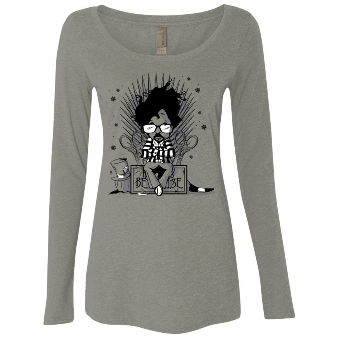 T-Shirts Venetian Grey / Small Throne Restless Imagination Women's Triblend Long Sleeve Shirt