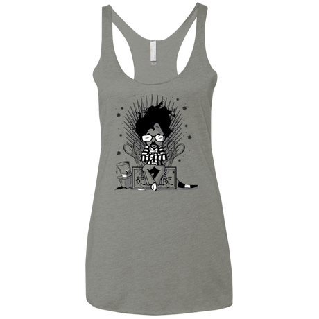 T-Shirts Venetian Grey / X-Small Throne Restless Imagination Women's Triblend Racerback Tank