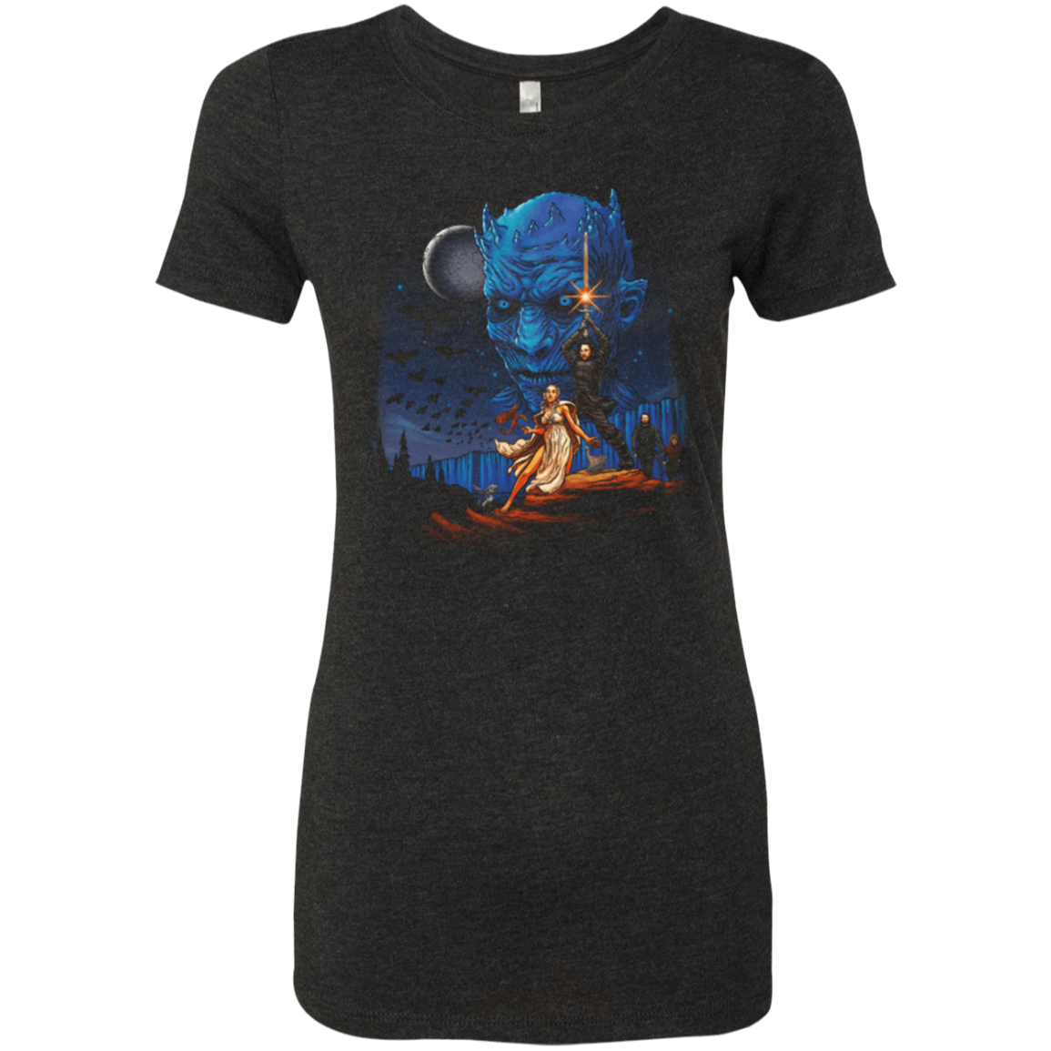 T-Shirts Vintage Black / Small THRONE WARS Women's Triblend T-Shirt
