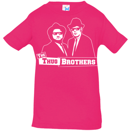 T-Shirts Hot Pink / 6 Months Thug Brothers Infant Premium T-Shirt