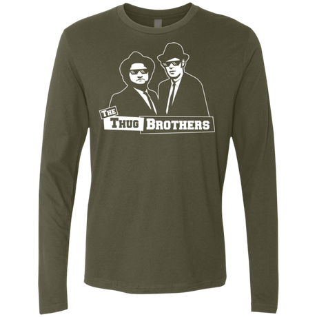 T-Shirts Military Green / Small Thug Brothers Men's Premium Long Sleeve