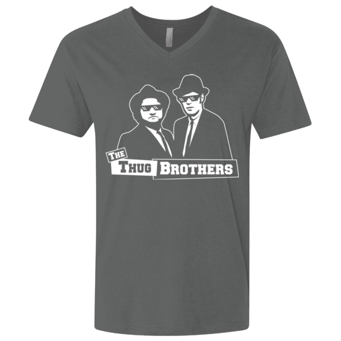 T-Shirts Heavy Metal / X-Small Thug Brothers Men's Premium V-Neck