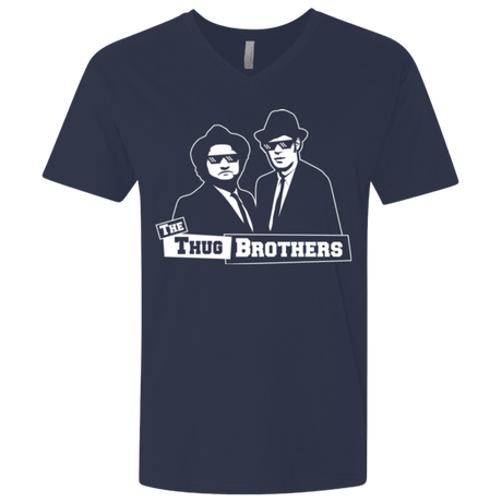 T-Shirts Midnight Navy / X-Small Thug Brothers Men's Premium V-Neck