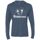 T-Shirts Indigo / X-Small Thug Brothers Triblend Long Sleeve Hoodie Tee