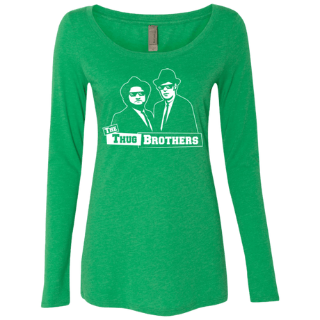 T-Shirts Envy / Small Thug Brothers Women's Triblend Long Sleeve Shirt