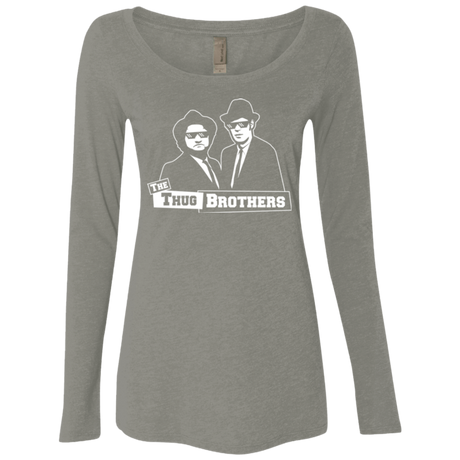 T-Shirts Venetian Grey / Small Thug Brothers Women's Triblend Long Sleeve Shirt