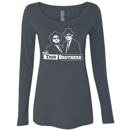 T-Shirts Vintage Navy / Small Thug Brothers Women's Triblend Long Sleeve Shirt