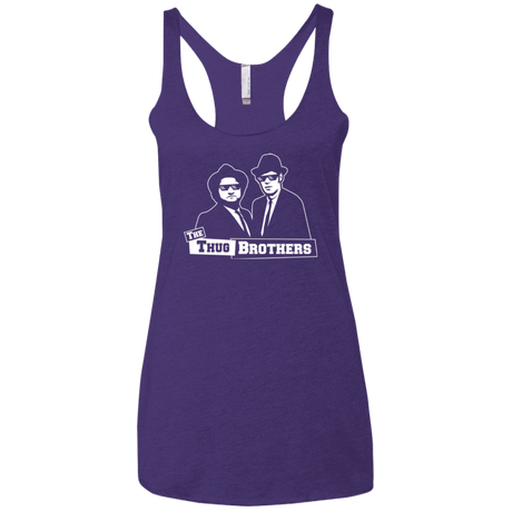 T-Shirts Purple Rush / X-Small Thug Brothers Women's Triblend Racerback Tank