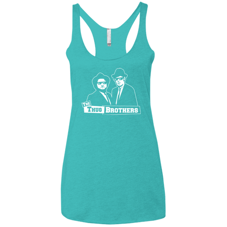 T-Shirts Tahiti Blue / X-Small Thug Brothers Women's Triblend Racerback Tank