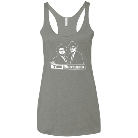 T-Shirts Venetian Grey / X-Small Thug Brothers Women's Triblend Racerback Tank