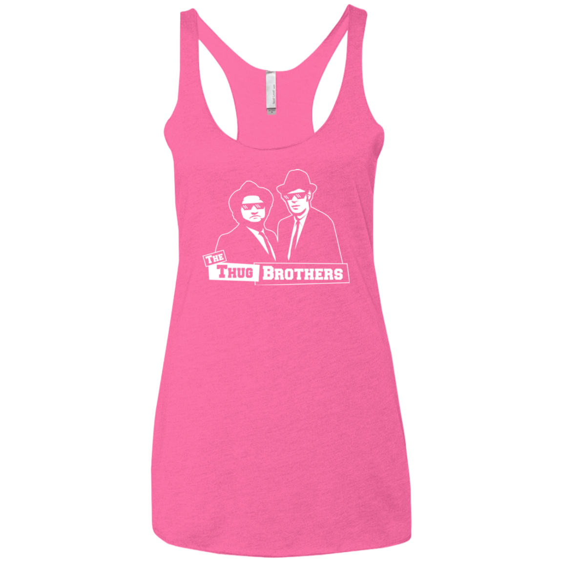 T-Shirts Vintage Pink / X-Small Thug Brothers Women's Triblend Racerback Tank