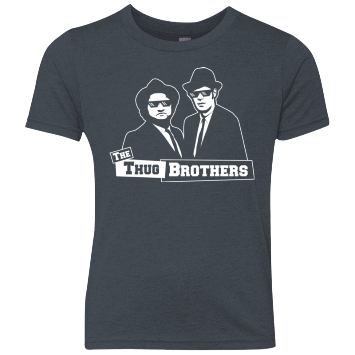 T-Shirts Vintage Navy / YXS Thug Brothers Youth Triblend T-Shirt