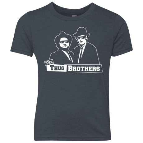 T-Shirts Vintage Navy / YXS Thug Brothers Youth Triblend T-Shirt