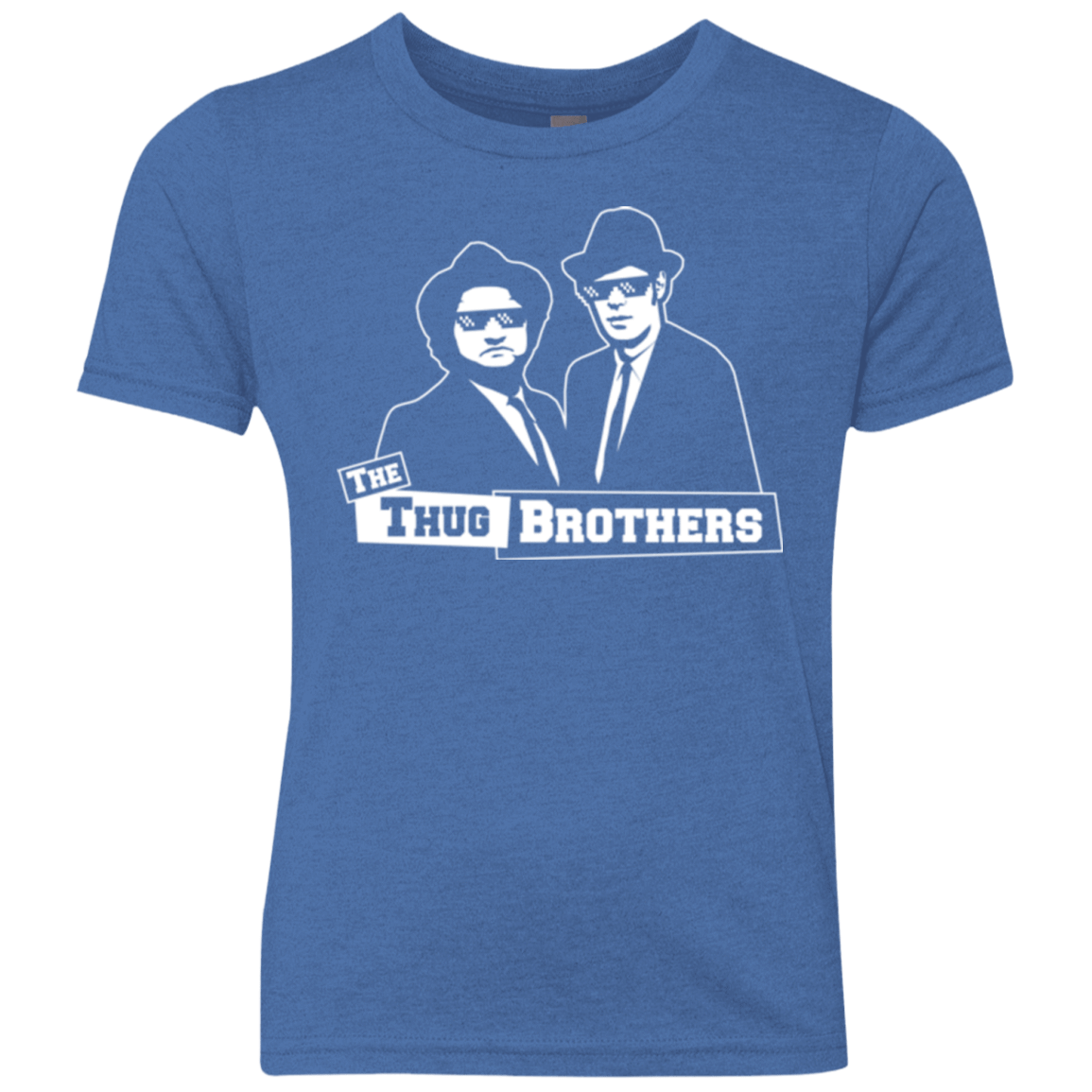 T-Shirts Vintage Royal / YXS Thug Brothers Youth Triblend T-Shirt