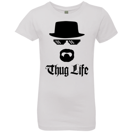 T-Shirts White / YXS Thug Life Girls Premium T-Shirt
