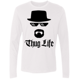 T-Shirts White / Small Thug Life Men's Premium Long Sleeve