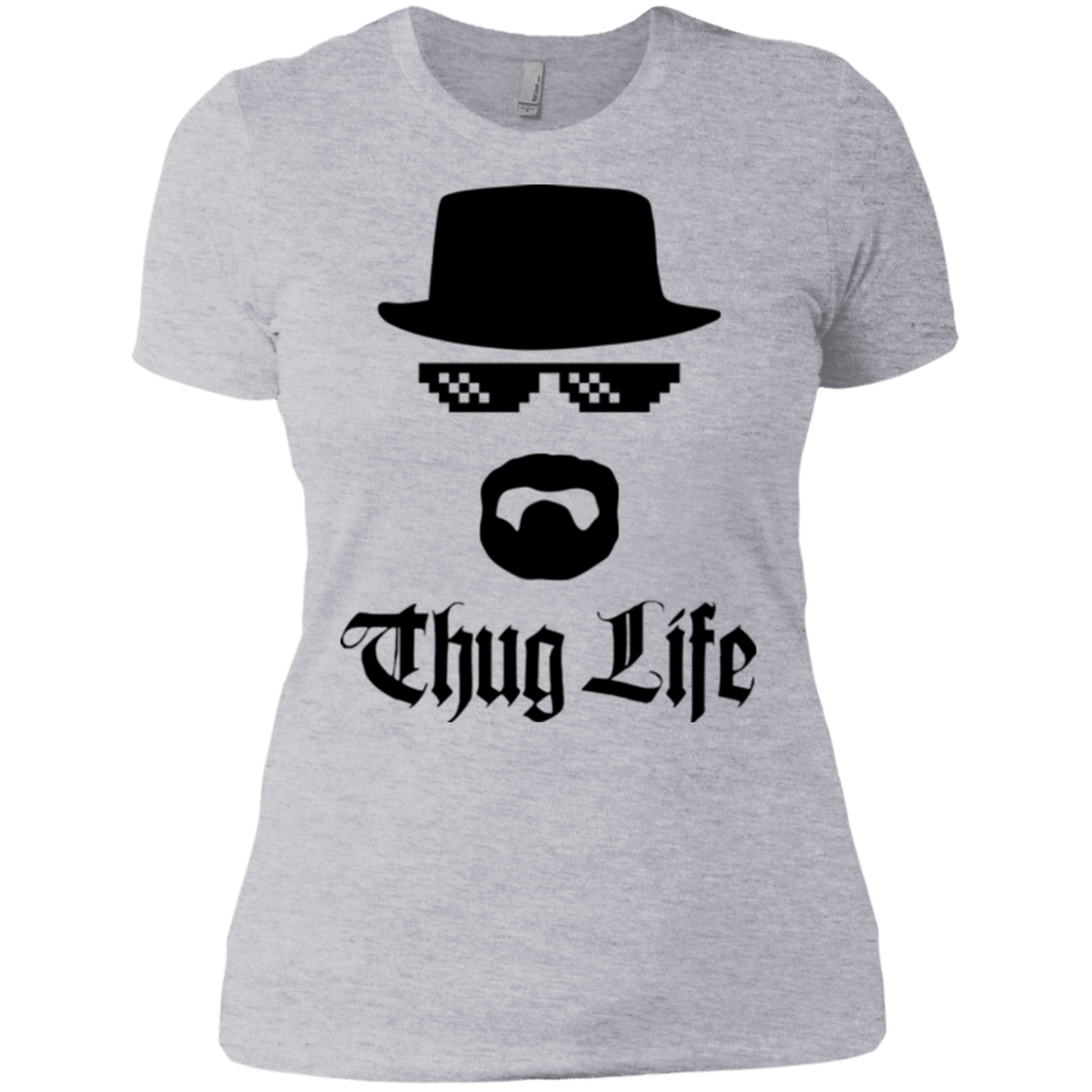 T-Shirts Heather Grey / X-Small Thug Life Women's Premium T-Shirt