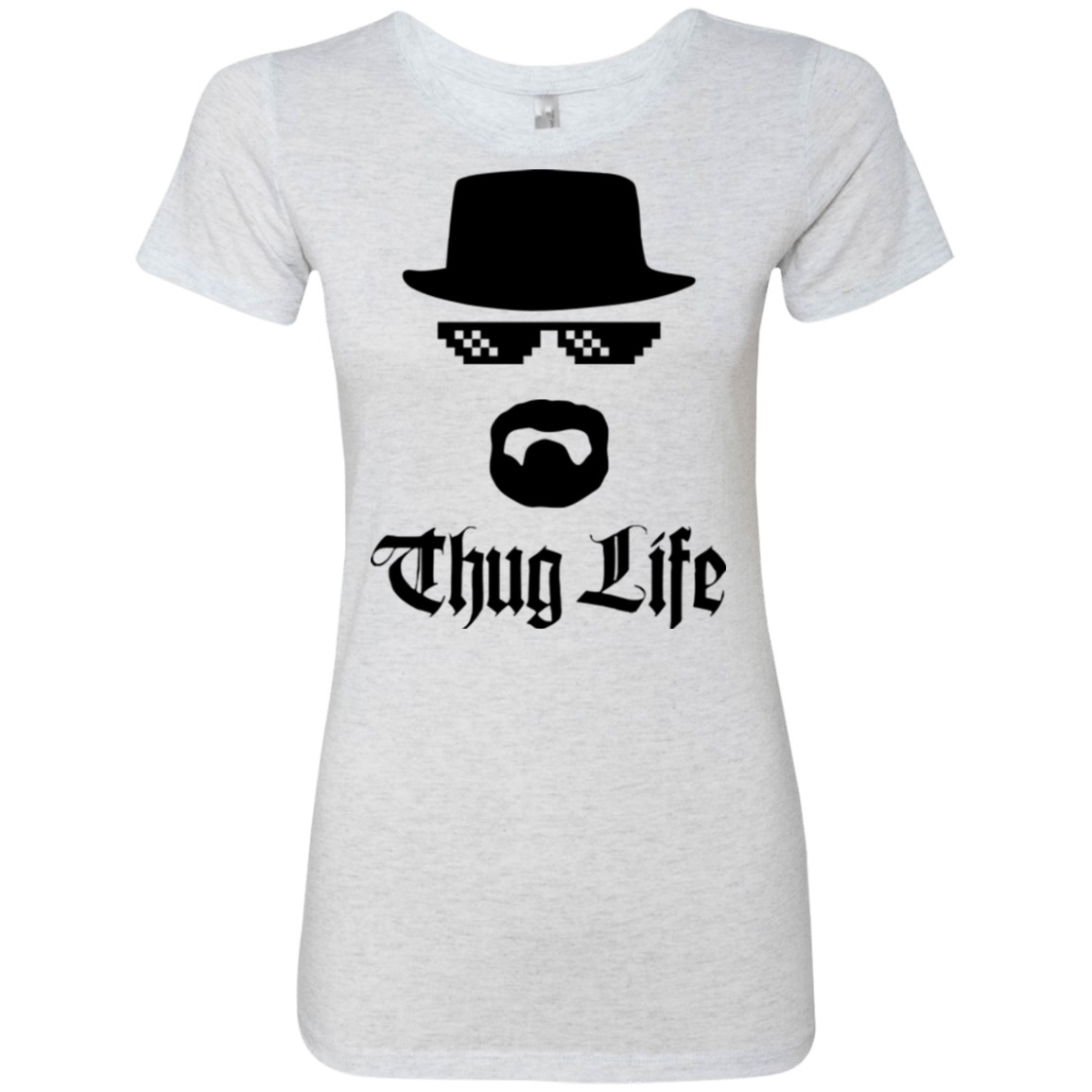 T-Shirts Heather White / Small Thug Life Women's Triblend T-Shirt