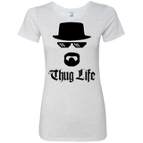 T-Shirts Heather White / Small Thug Life Women's Triblend T-Shirt