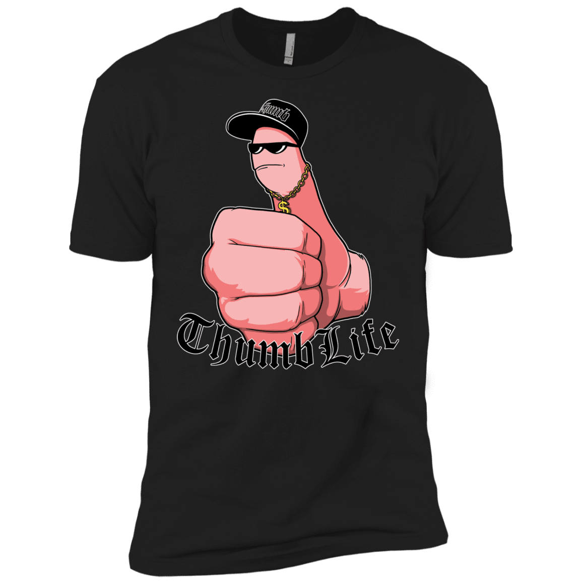 T-Shirts Black / X-Small Thumb Life Men's Premium T-Shirt