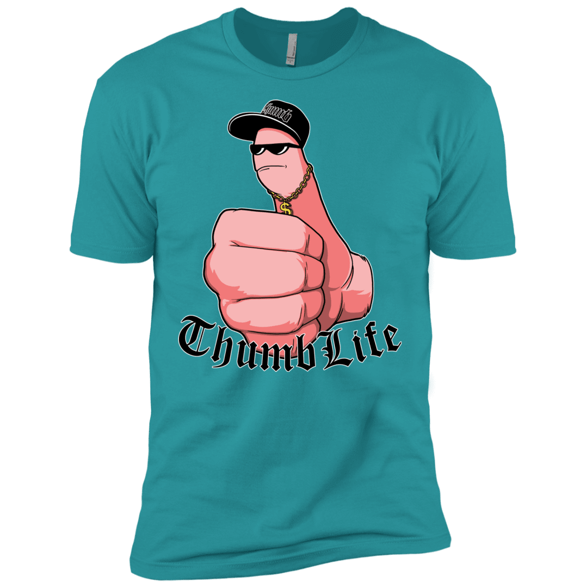 T-Shirts Tahiti Blue / X-Small Thumb Life Men's Premium T-Shirt