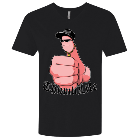 T-Shirts Black / X-Small Thumb Life Men's Premium V-Neck