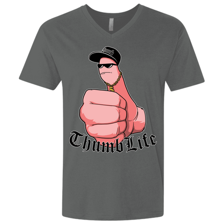 T-Shirts Heavy Metal / X-Small Thumb Life Men's Premium V-Neck
