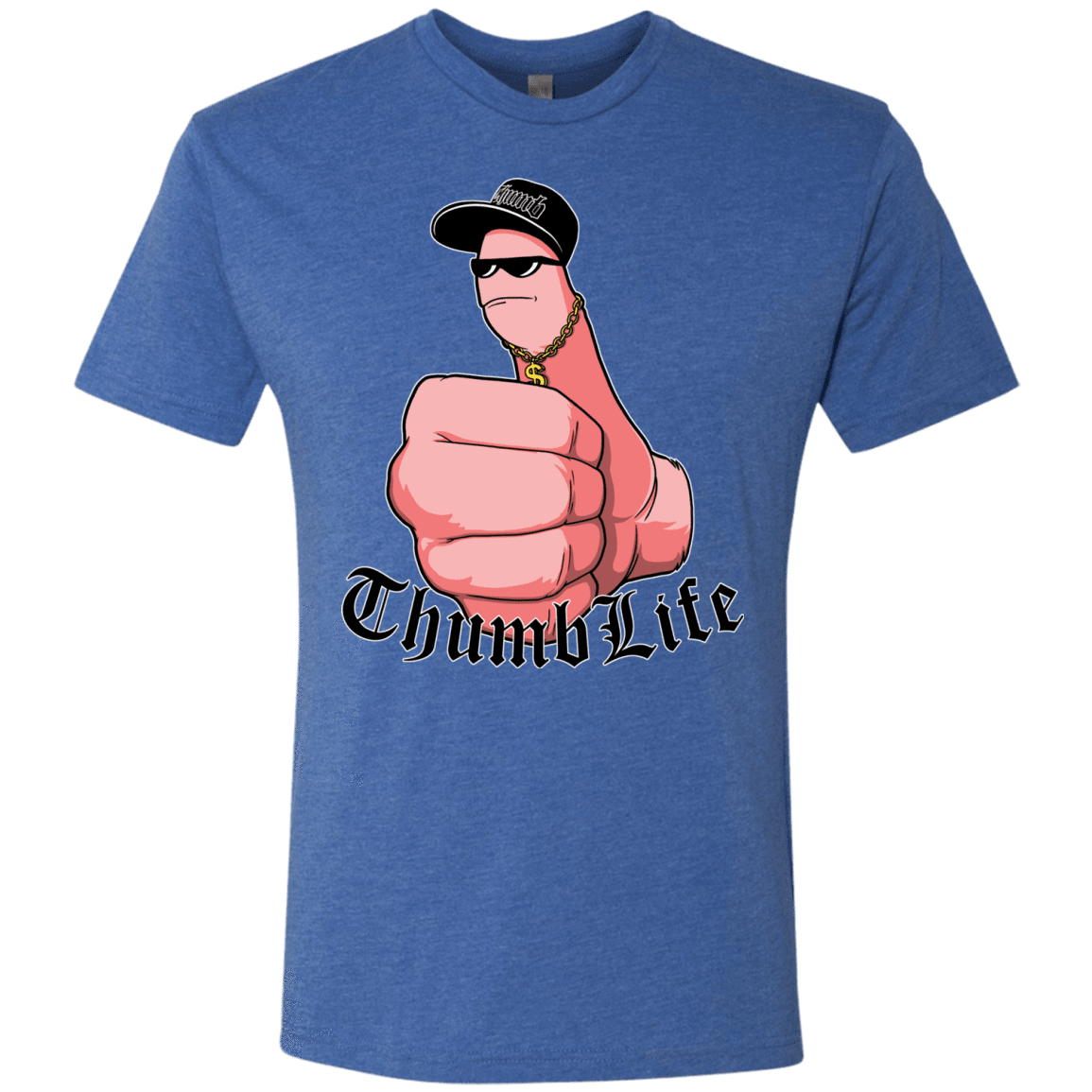 T-Shirts Vintage Royal / Small Thumb Life Men's Triblend T-Shirt
