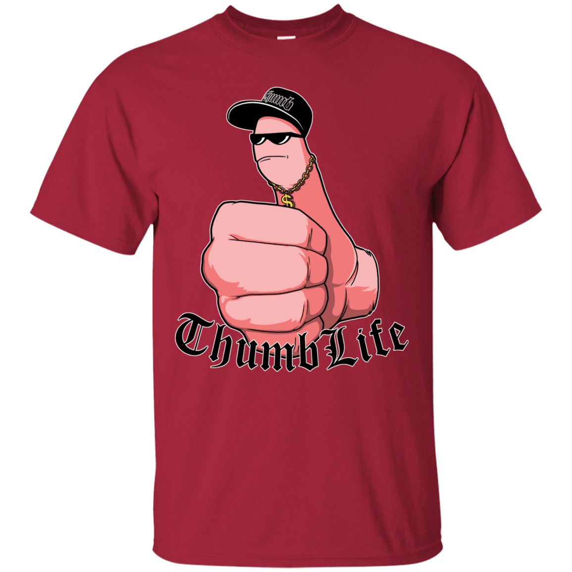 T-Shirts Cardinal / Small Thumb Life T-Shirt