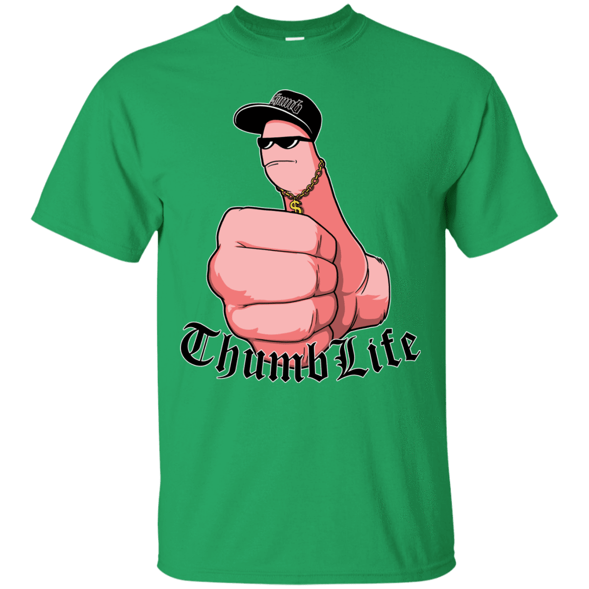 T-Shirts Irish Green / Small Thumb Life T-Shirt