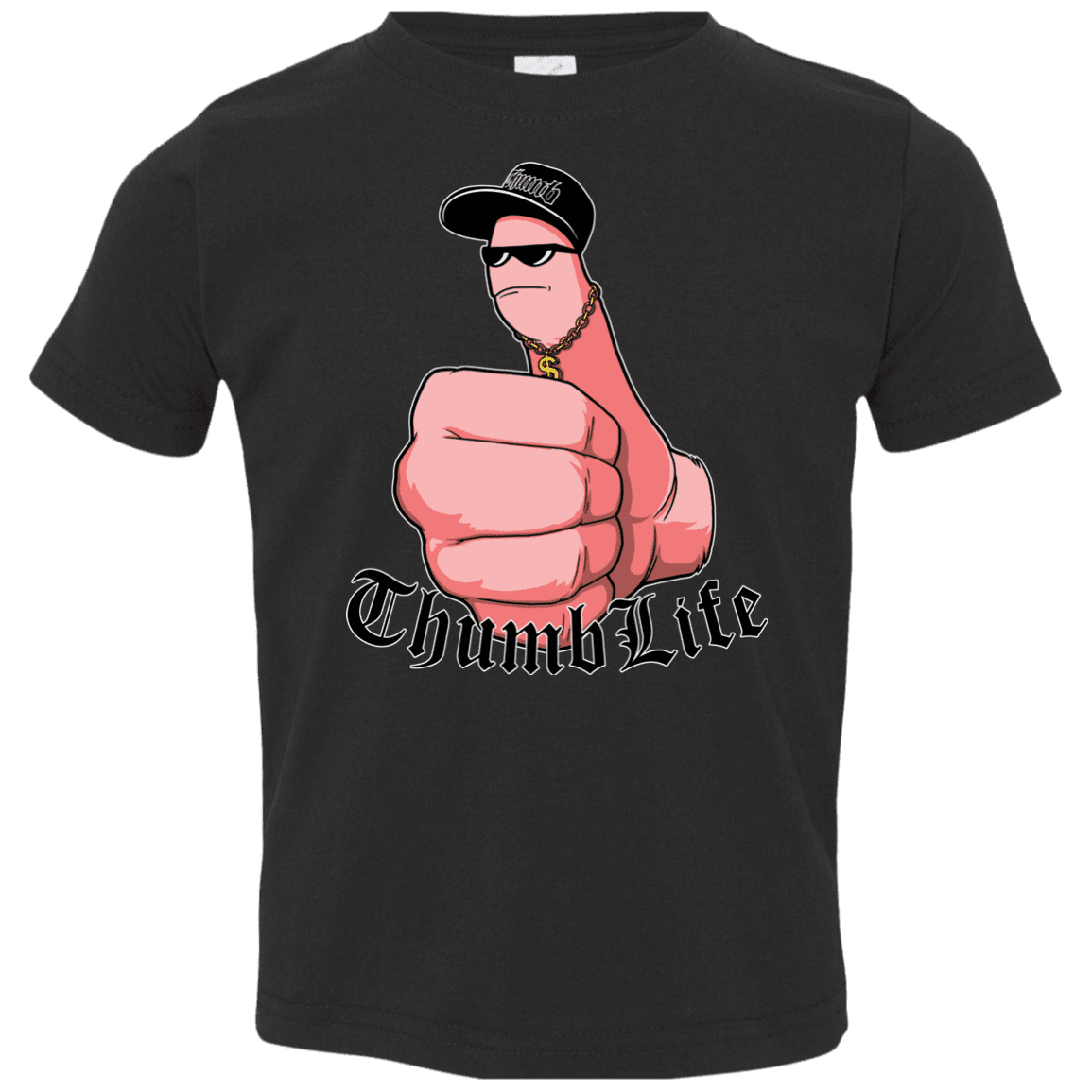 T-Shirts Black / 2T Thumb Life Toddler Premium T-Shirt