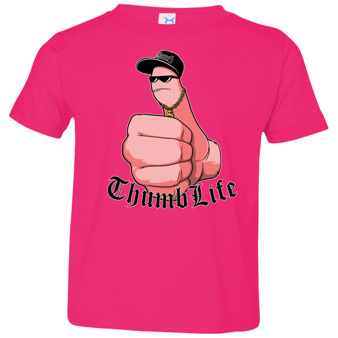 T-Shirts Hot Pink / 2T Thumb Life Toddler Premium T-Shirt