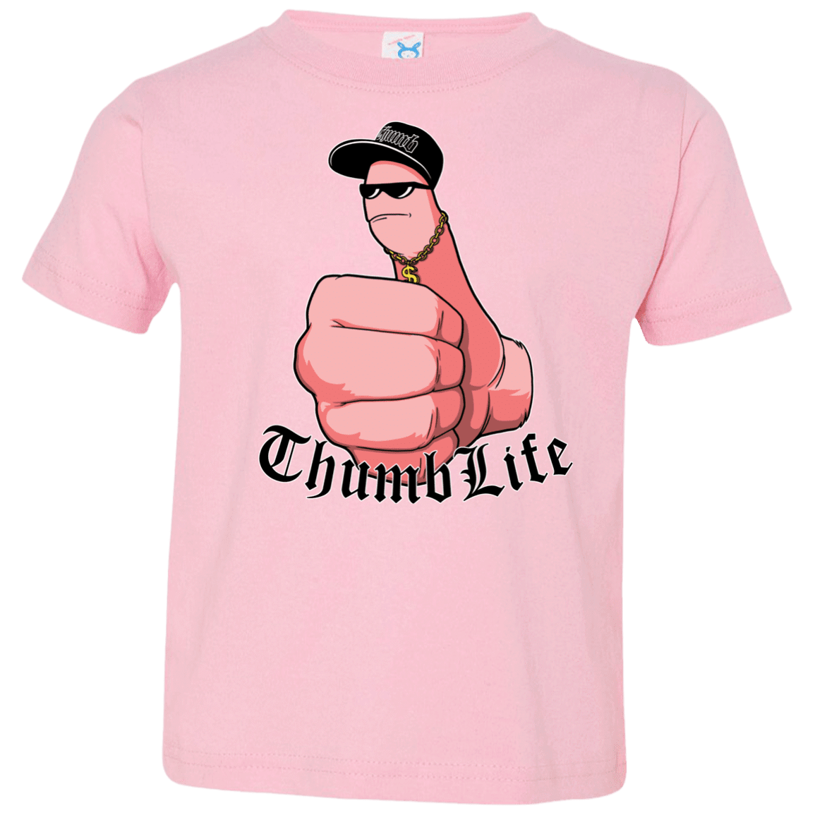 T-Shirts Pink / 2T Thumb Life Toddler Premium T-Shirt