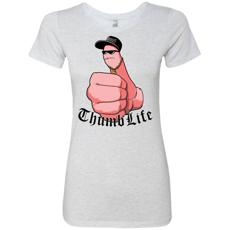 T-Shirts Heather White / Small Thumb Life Women's Triblend T-Shirt