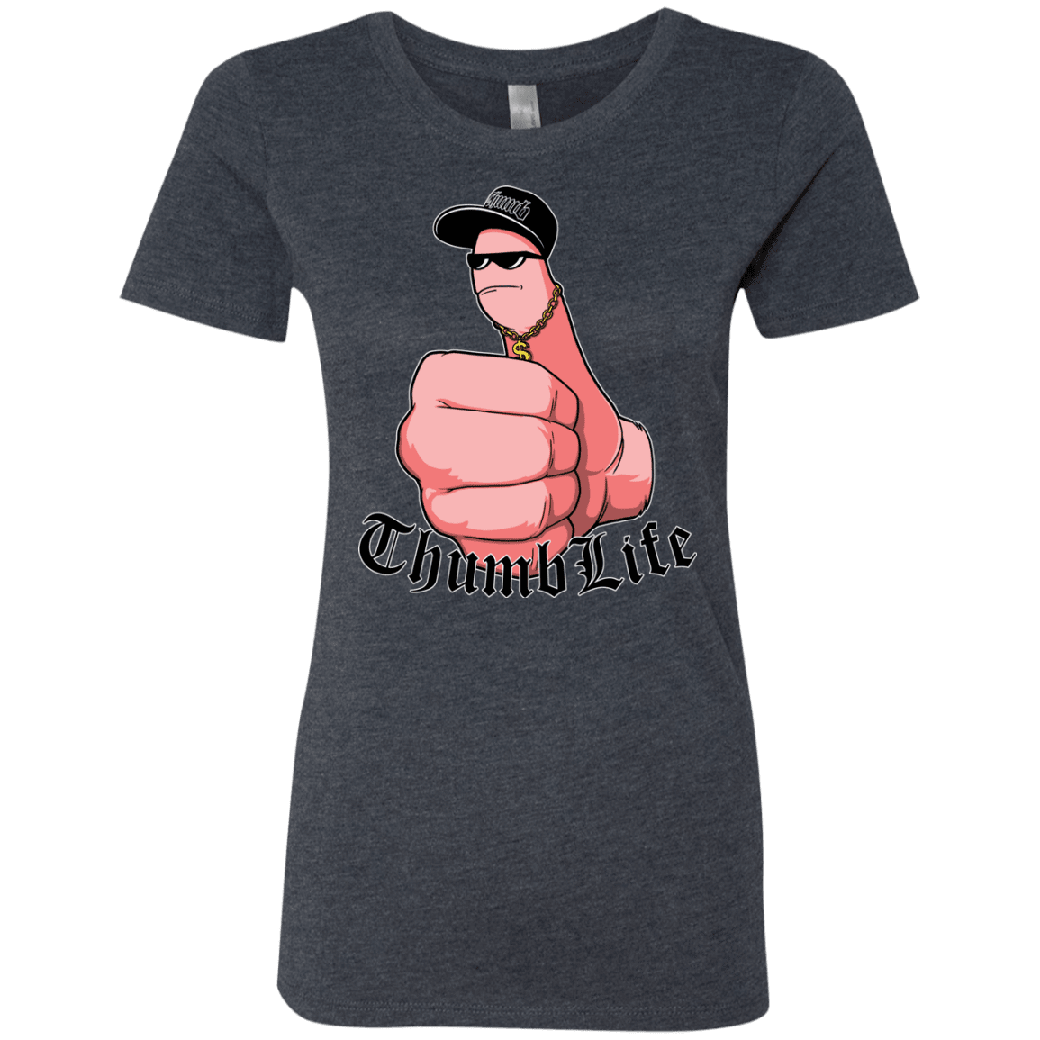 T-Shirts Vintage Navy / Small Thumb Life Women's Triblend T-Shirt