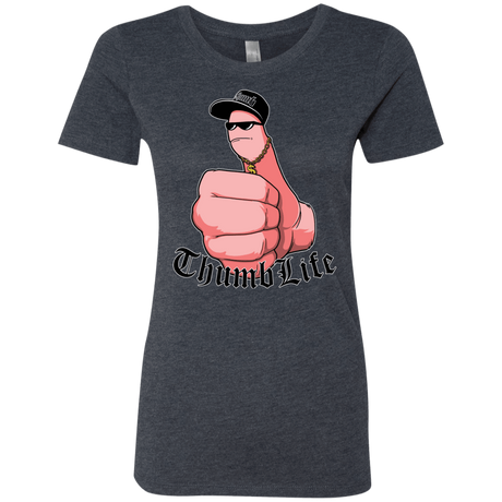 T-Shirts Vintage Navy / Small Thumb Life Women's Triblend T-Shirt