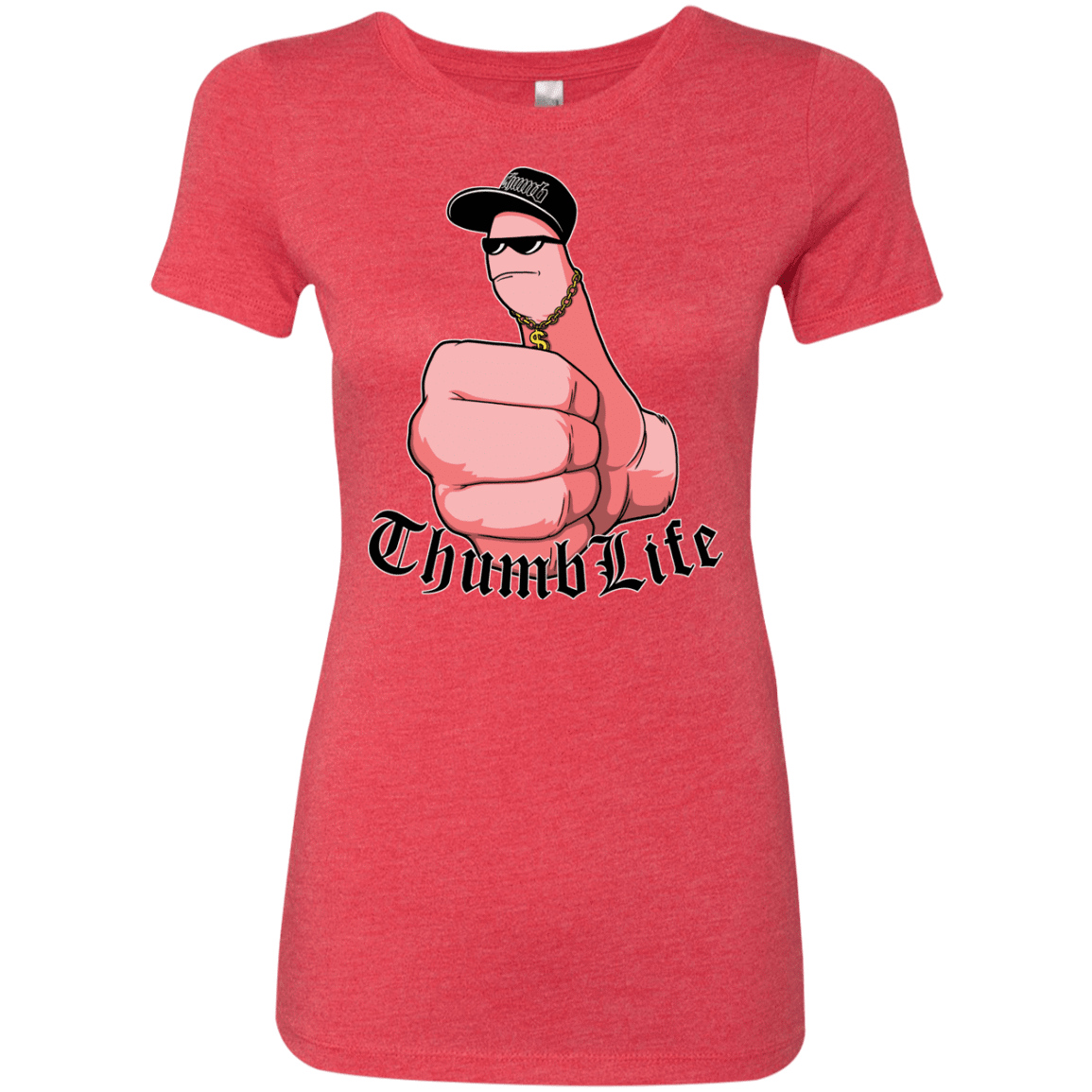 T-Shirts Vintage Red / Small Thumb Life Women's Triblend T-Shirt