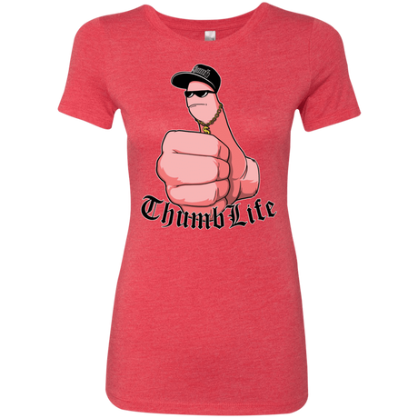 T-Shirts Vintage Red / Small Thumb Life Women's Triblend T-Shirt
