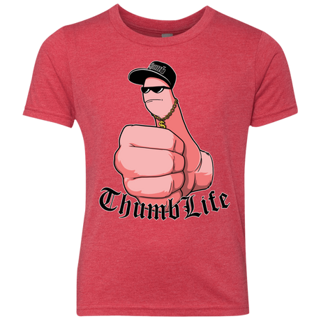 T-Shirts Vintage Red / YXS Thumb Life Youth Triblend T-Shirt